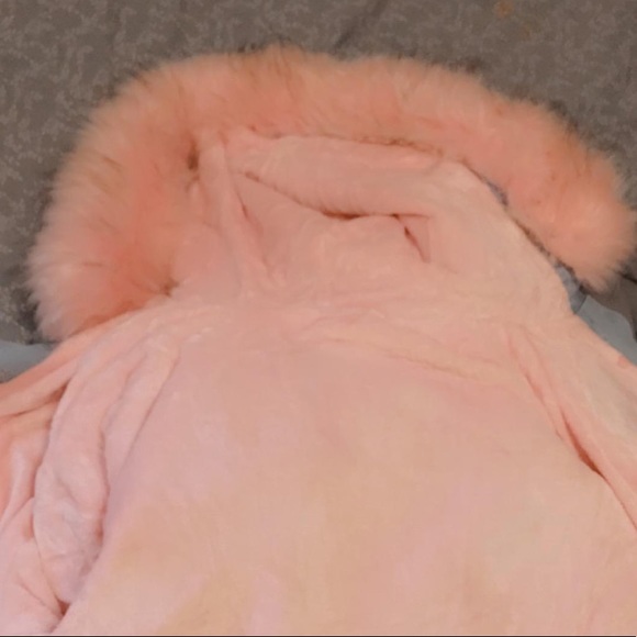 ✨MORE SIZES✨ Pink Faux Fur Trimmed Jean Jacket - Picture 14 of 14